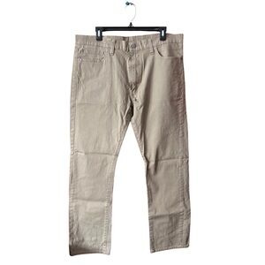 Levi's 513 Slim Straight Jeans Khaki Tan W36 L32